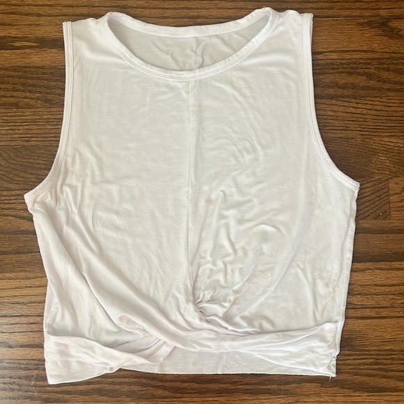 Alo Women white Cover Tank Top - Picture 4 of 7
